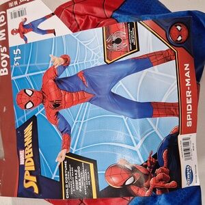 Nwt Officially Licensed Boys Medium (8) Marvel Spiderman Halloween Costume